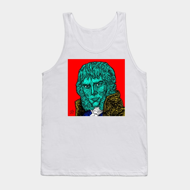 CASPAR DAVID FRIEDRICH ink and acrylic portrait Tank Top by lautir